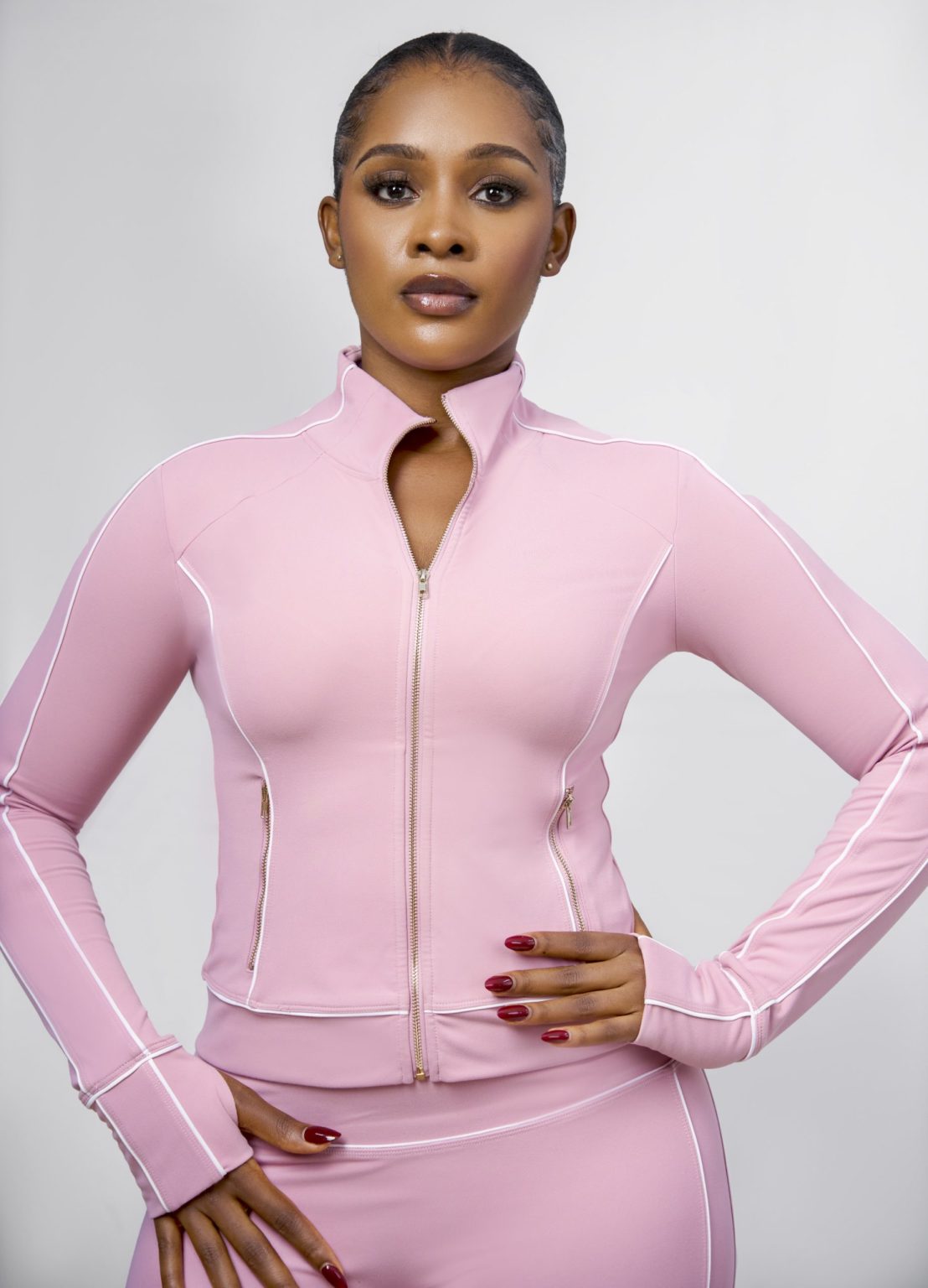 Rare Jane Active Set in blush pink
